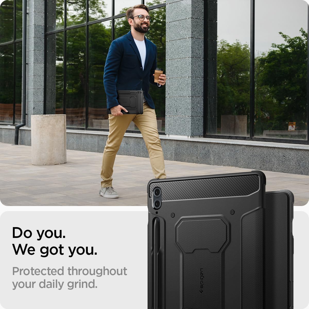 Spigen Galaxy Tab S9 FE Plus Case Rugged Armor Pro - image 6