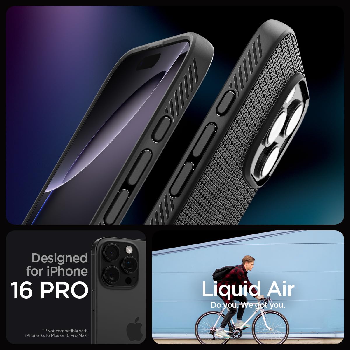 Spigen iPhone 16 Pro Case – Liquid Air – detail image 2