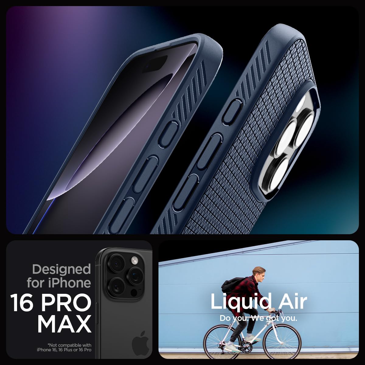 Spigen iPhone 16 Pro Max Case – Liquid Air – detail image 9
