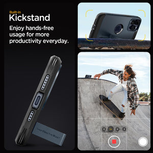 Spigen iPhone 15 Pro Max Case Tough Armor MagFit - Metal Slate - image 4