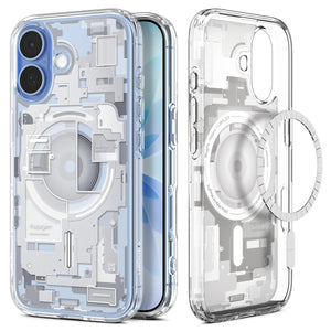 Spigen iPhone 17 Case – Ultra Hybrid Zero One (MagFit) - Zero One White - image 1