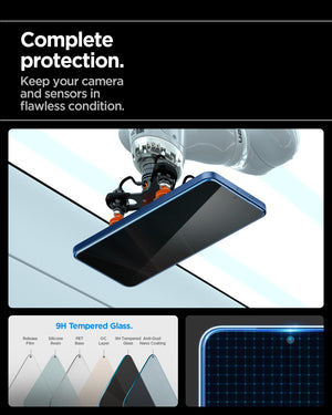 Spigen Galaxy S25 / S24 Privacy Screen Protector - Glas.tR EZ Fit (2 Pack) - Privacy - image 7