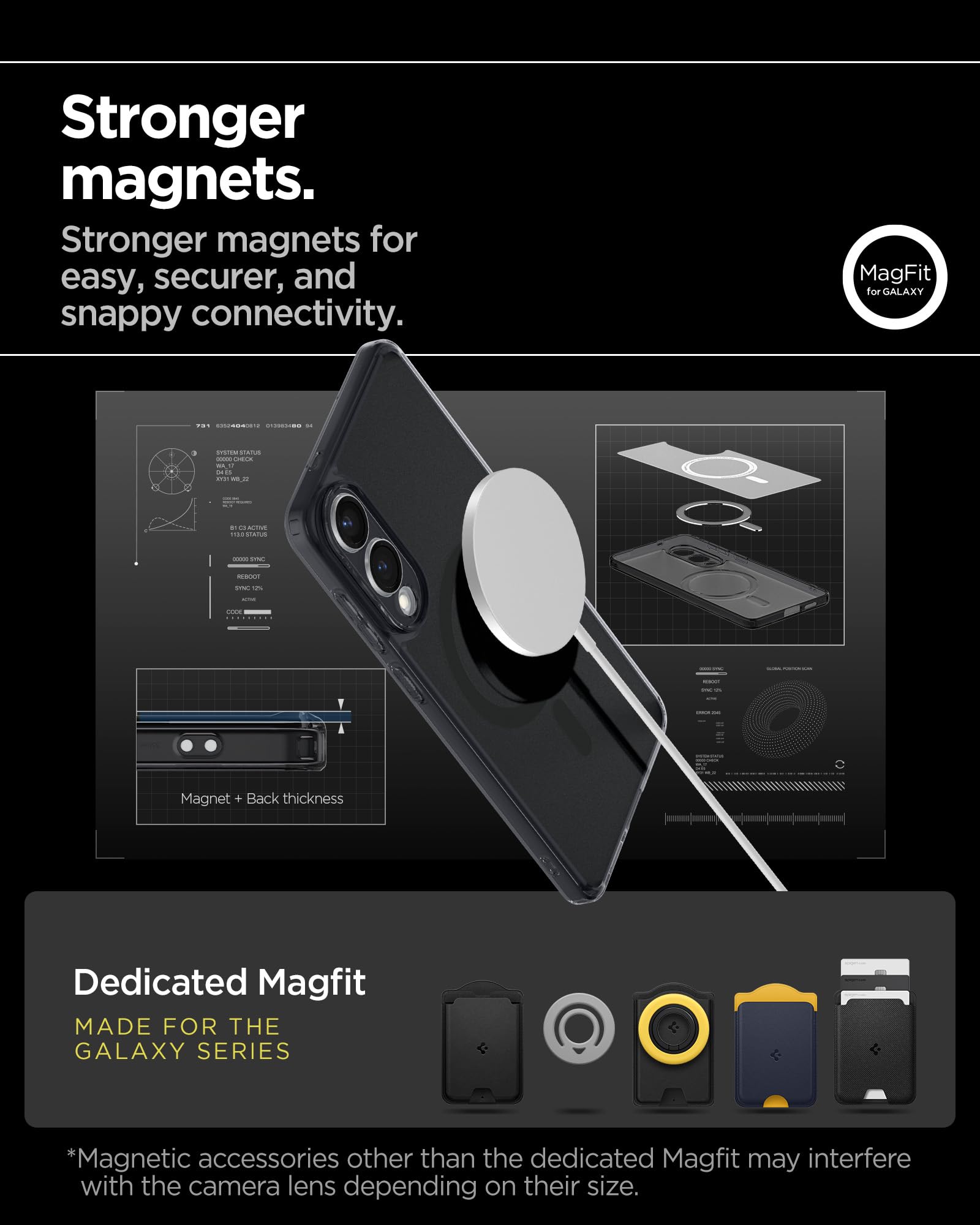 Spigen Galaxy S25 Edge Case - Ultra Hybrid MagFit - Frost Black - image 6