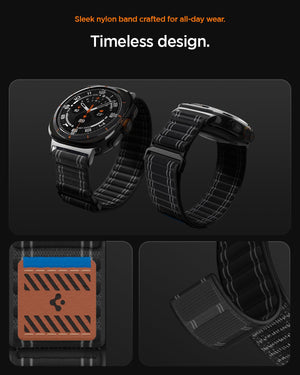 Spigen Galaxy Watch Ultra 2 & Ultra 47mm Band - WBF0 - Black - image 5