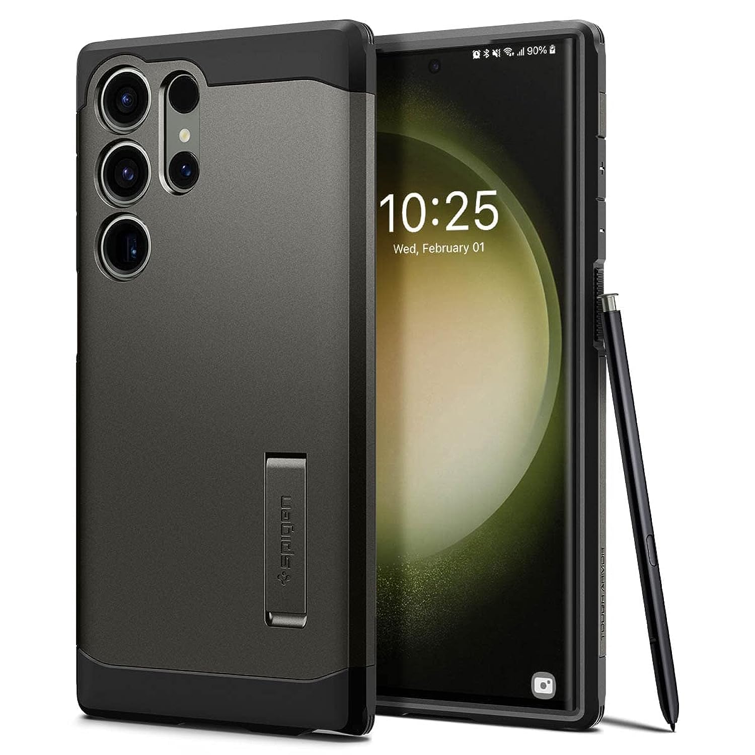 Spigen Galaxy S23 Ultra Case – Tough Armor - Galaxy S23 Ultra - Gunmetal - image 4