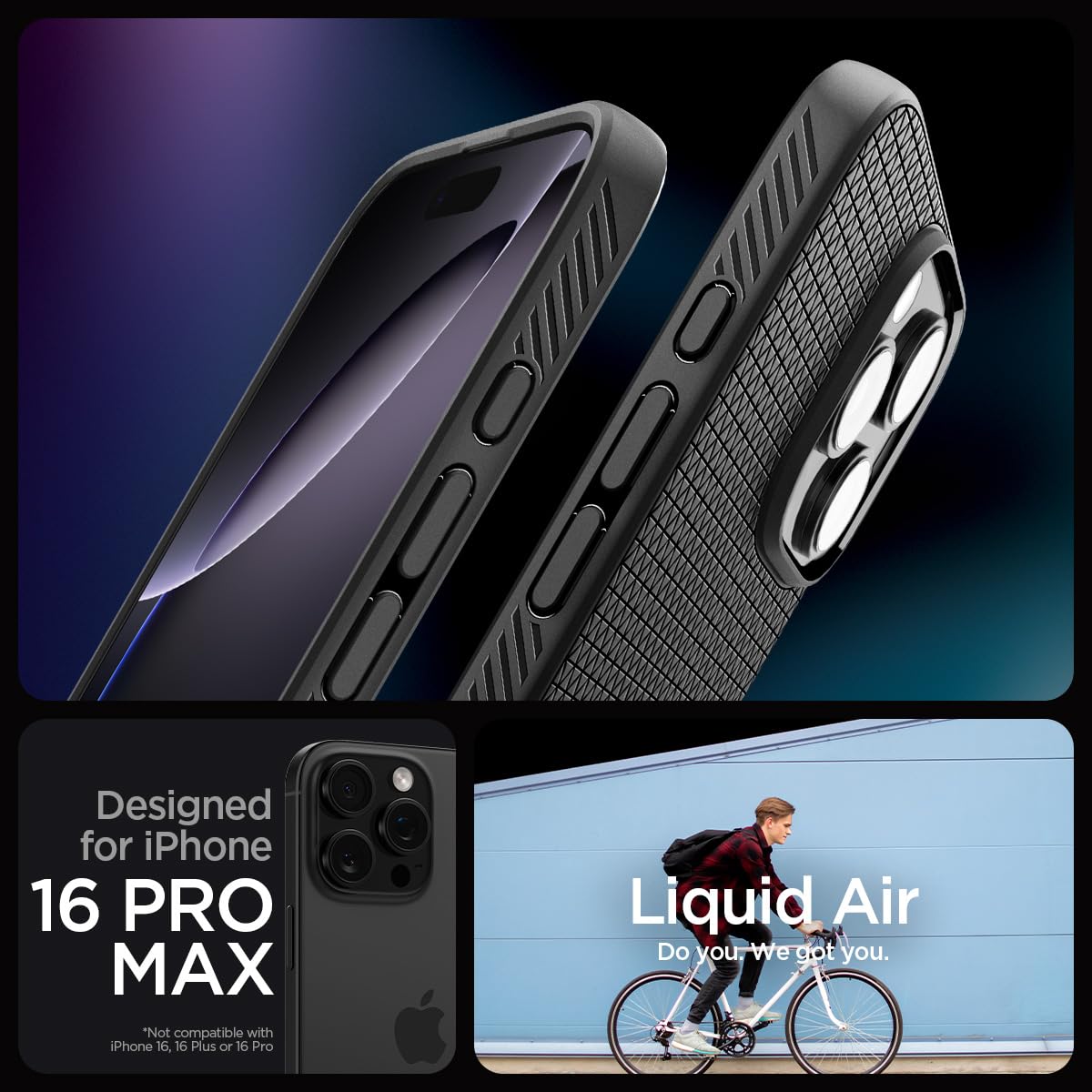 Spigen iPhone 16 Pro Max Case – Liquid Air - Amazon restore image 2
