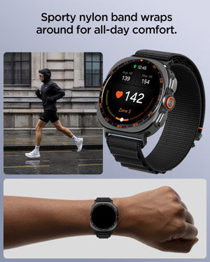 Spigen Galaxy Watch Ultra 2 & Ultra 47mm Band - WBF1 - Black - image 3