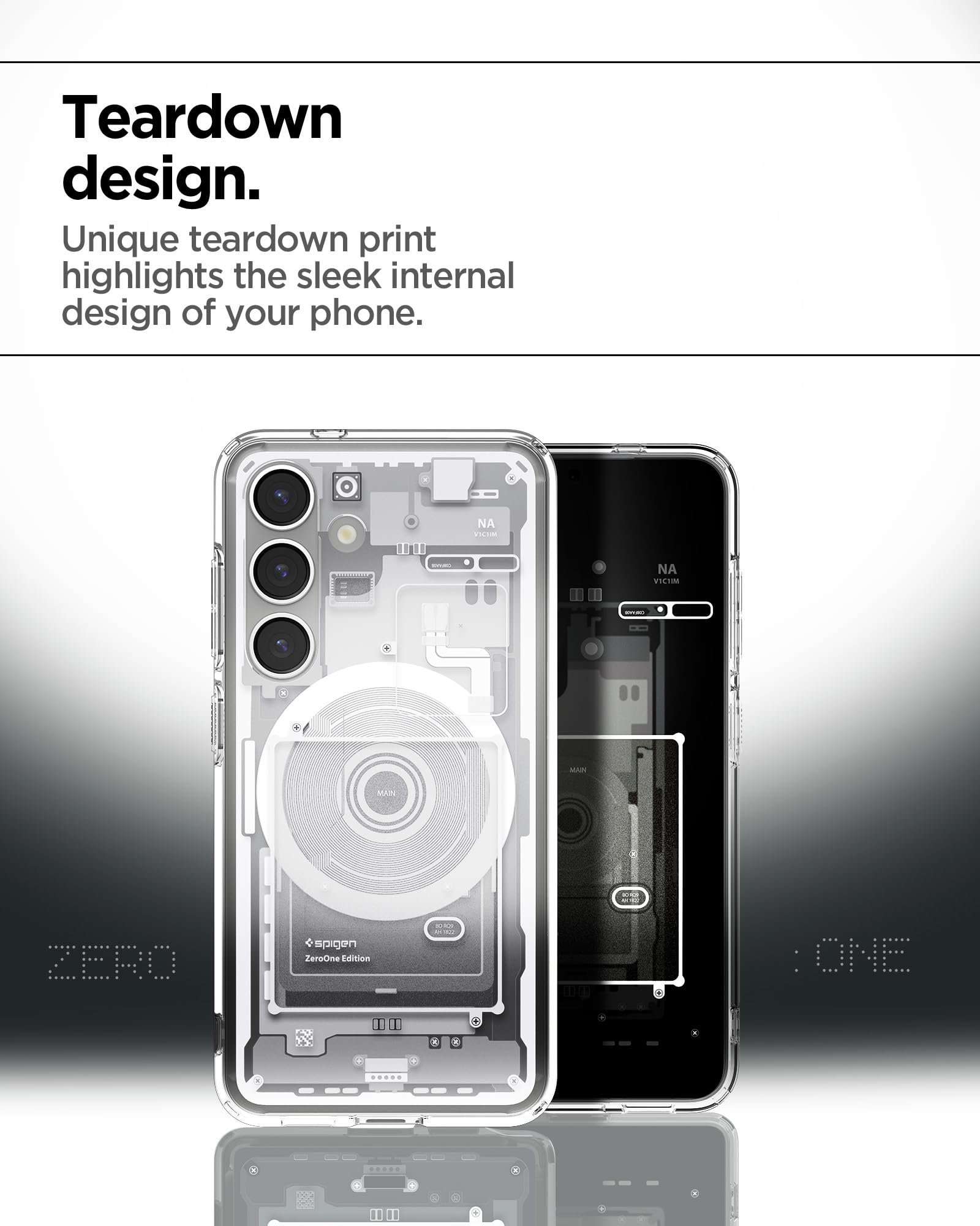 Spigen Galaxy S25 Case - Ultra Hybrid MagFit - Zero One White - image 6
