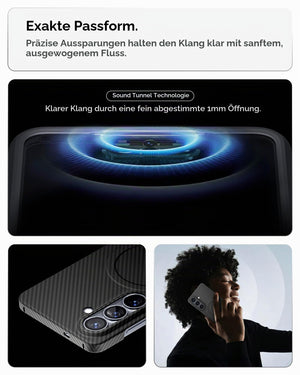 MagFit magnetic alignment on Spigen Galaxy S26 Air Skin Aramid case