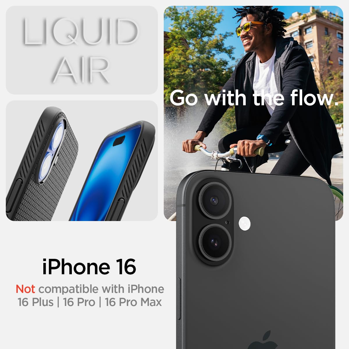 Spigen iPhone 16 Case – Liquid Air - Amazon restore image 2