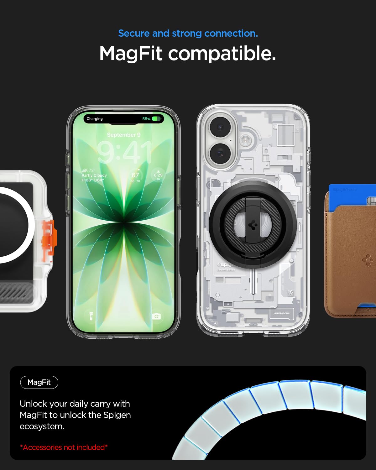 Spigen iPhone 17 Case – Ultra Hybrid Zero One (MagFit) - Zero One White - image 5