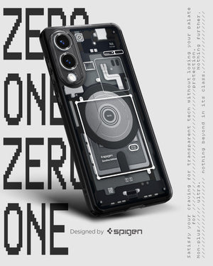 Spigen Galaxy S25 Edge Case - Ultra Hybrid MagFit - Zero One Black - image 3