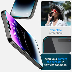 Spigen iPhone 14 Pro Max Screen Protector – GLAS.tR EZ Fit | Sensor Protected - Amazon US image 4