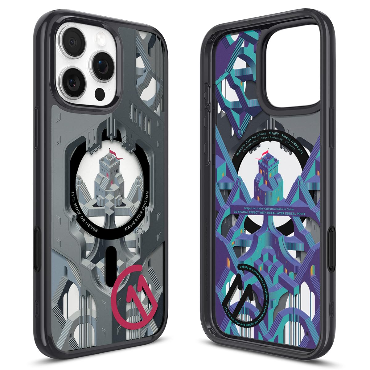 Spigen iPhone 16 Pro Max Case – Ultra Hybrid (MagFit) – Navigator – main image