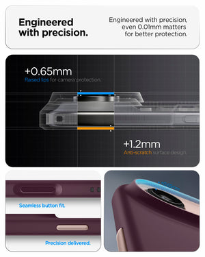 Spigen iPhone Air Case – Nano Pop (MagFit) - Burgundy Bean