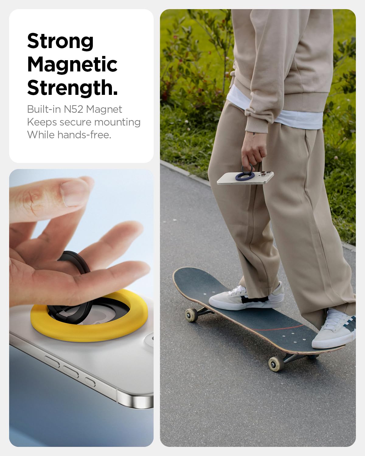Spigen Nano Pop MagFit Phone Holder - Mango Yellow - image 6
