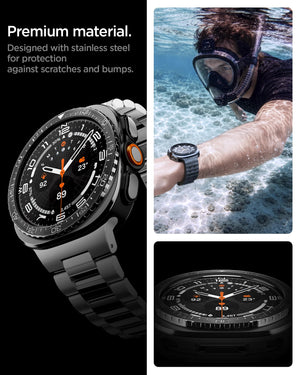 Spigen Galaxy Watch Ultra 2 47mm Bezel Ring - Bezel Tune - Black - image 4