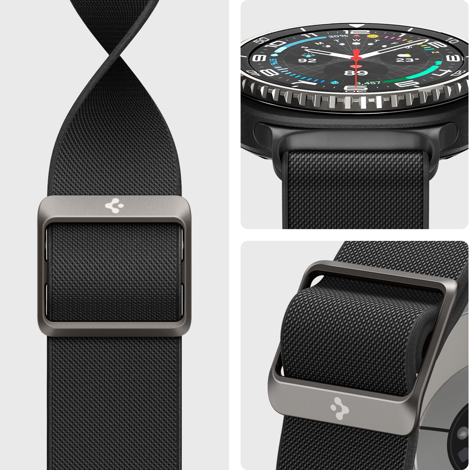Spigen Galaxy Watch 8 Band - Lite Fit - Black - image 3
