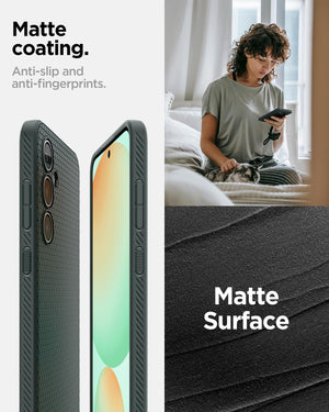 Spigen Galaxy S24 FE Case - Liquid Air - Abyss Green – image 5