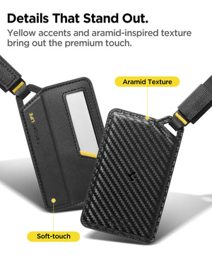 Spigen Life LF510 Magnetic Luggage Tag - Black - 2 Pack - image 5