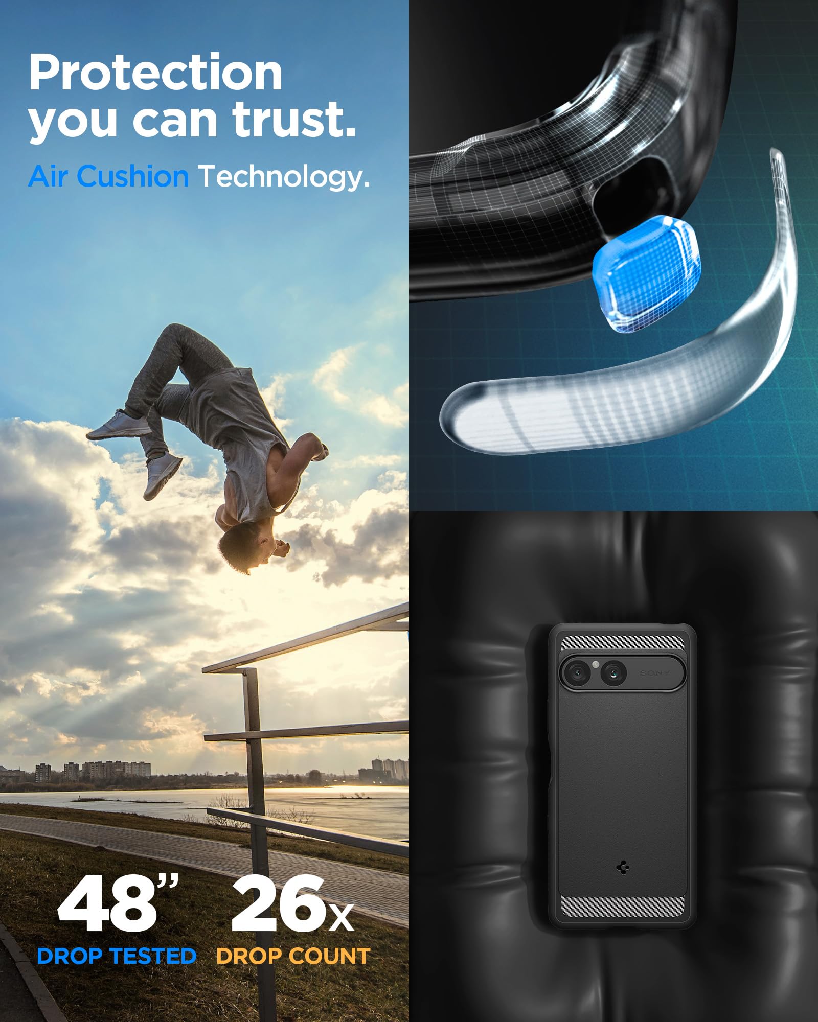 Spigen Xperia 10 VII Rugged Armor Case - image 3