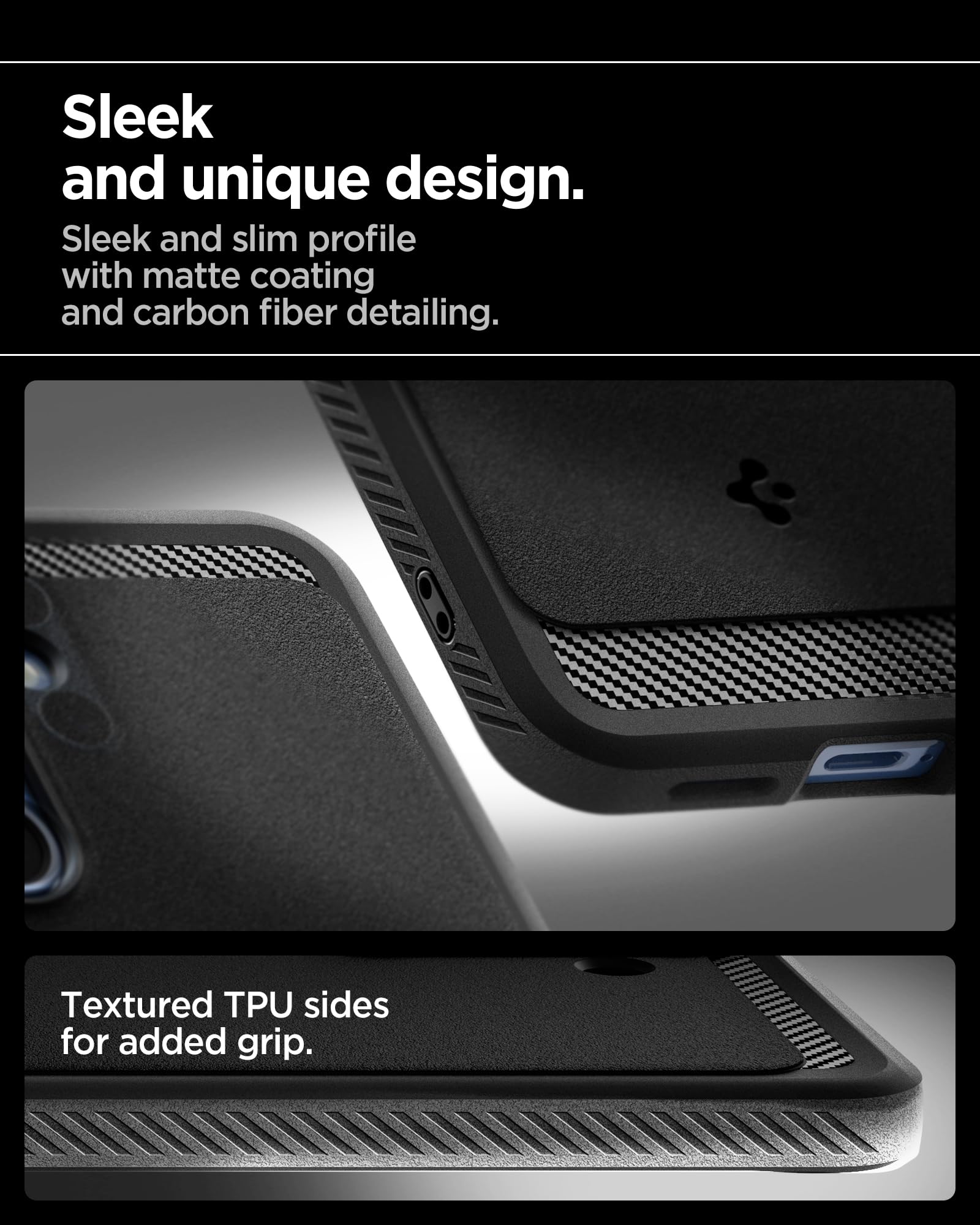 Spigen Galaxy S25 Plus Case - Rugged Armor MagFit - Matte Black - ACS08977 image 5