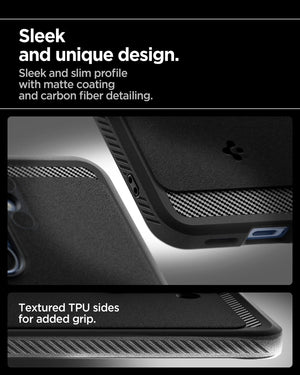 Spigen Galaxy S25 Plus Case - Rugged Armor MagFit - Matte Black - ACS08977 image 5