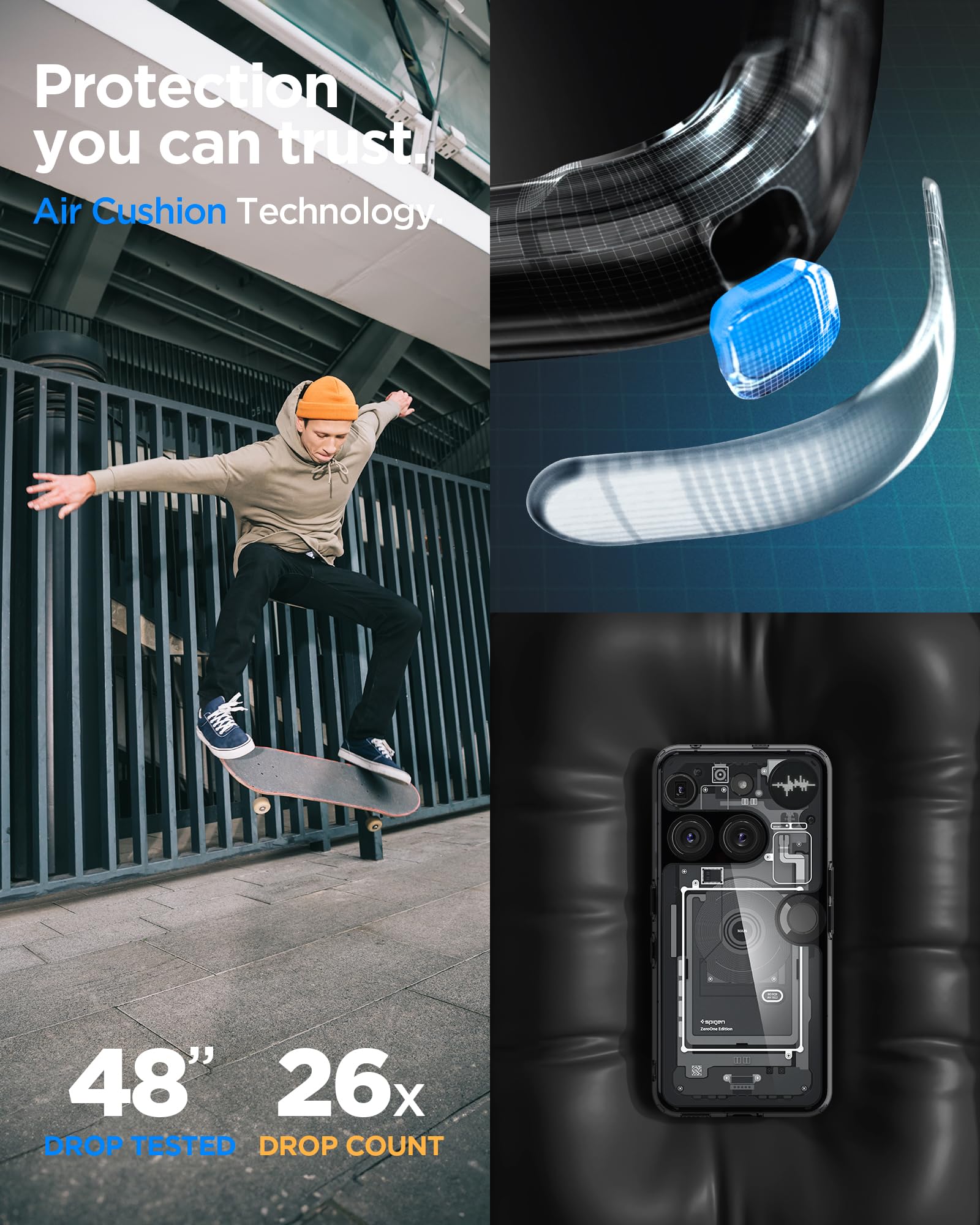 Spigen Nothing Phone (3) Case - Ultra Hybrid - Zero One - image 4