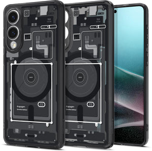 Spigen Galaxy S25 Edge Case - Ultra Hybrid MagFit - Zero One Black - image 1