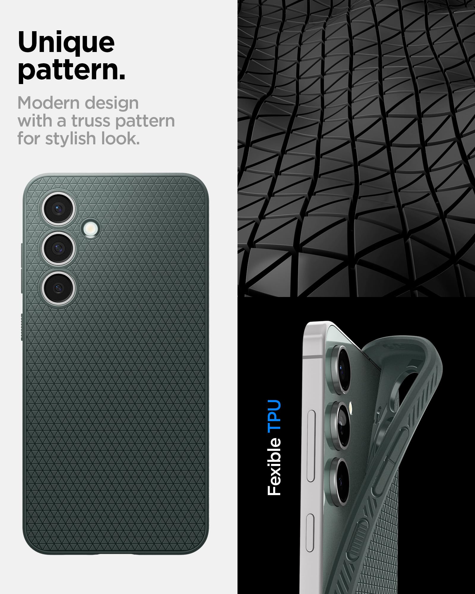 Spigen Galaxy S24 FE Case - Liquid Air - Abyss Green – image 3