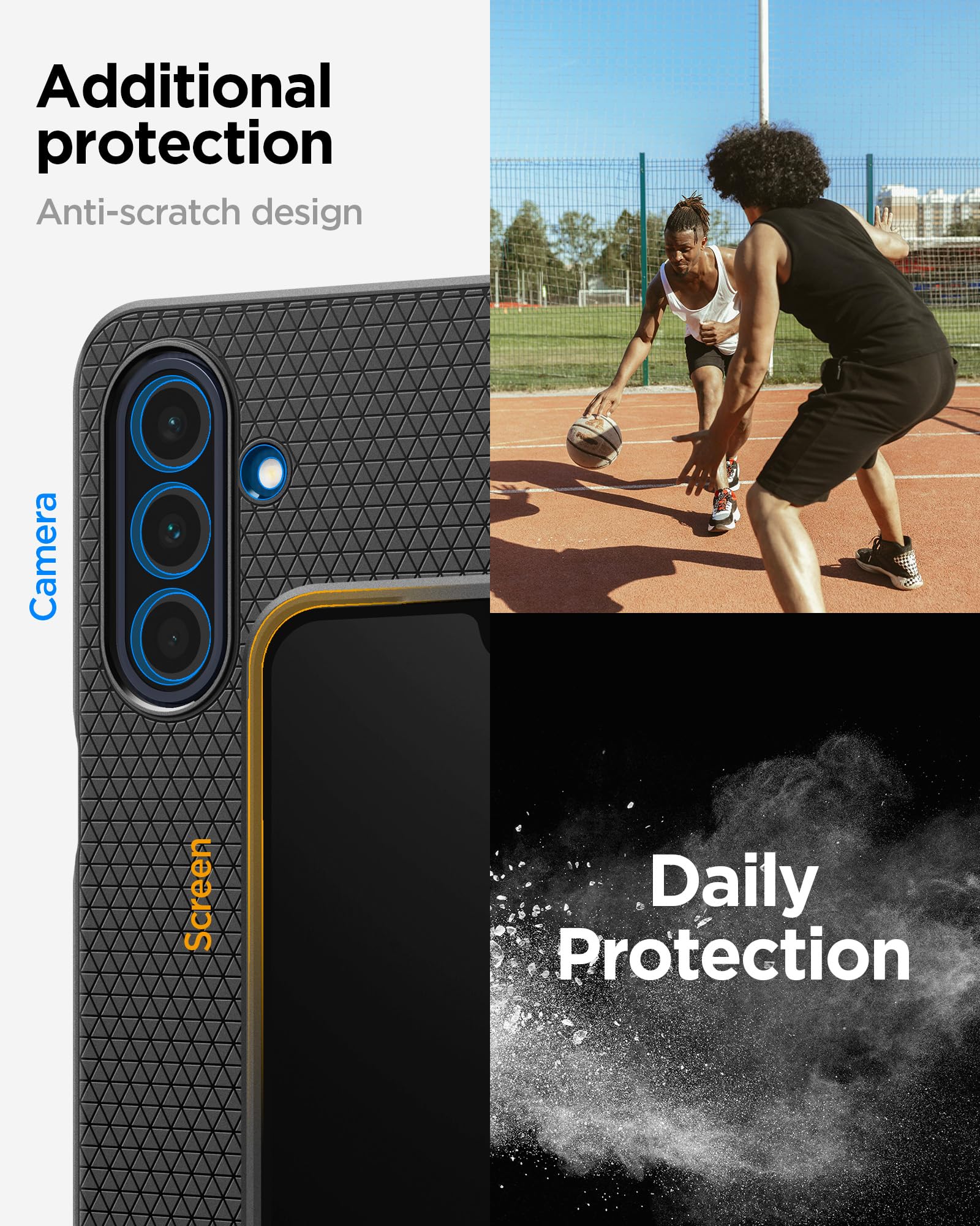 Spigen Galaxy A26 5G Case - Liquid Air - Matte Black - image 6
