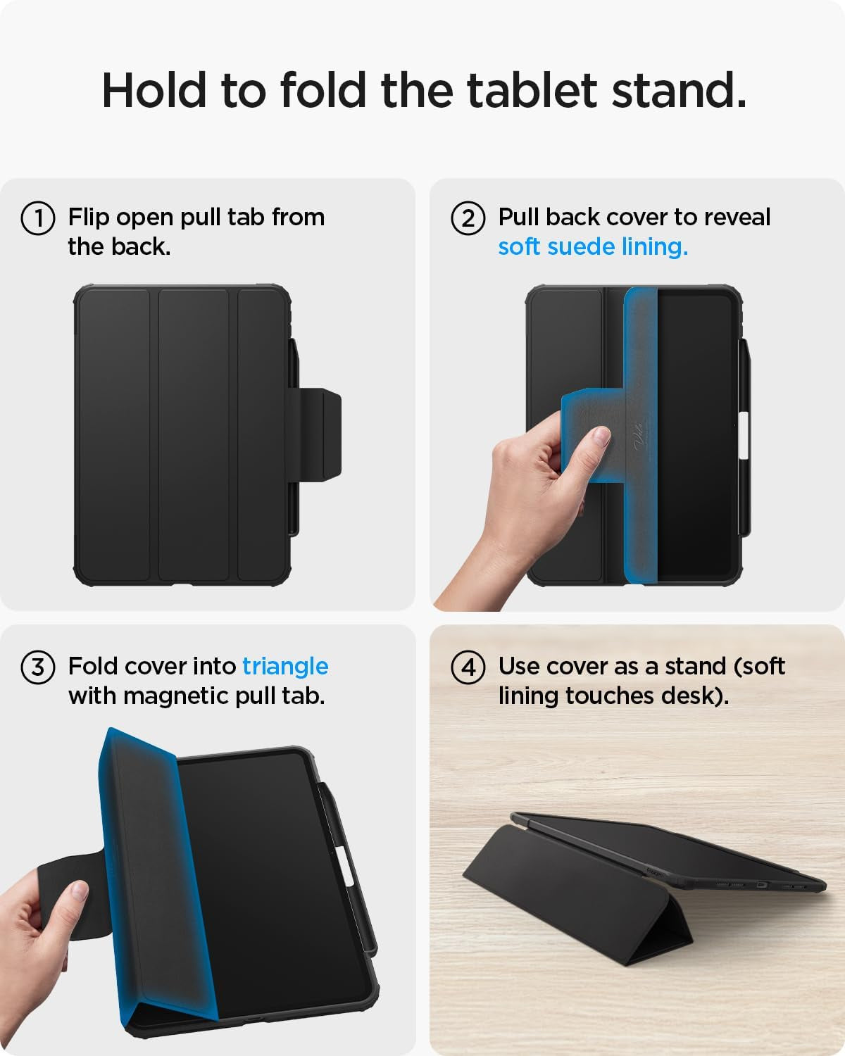 Spigen iPad 11th Generation (A16, 2025) / iPad 10th Generation (2022) Case – Ultra Hybrid Pro