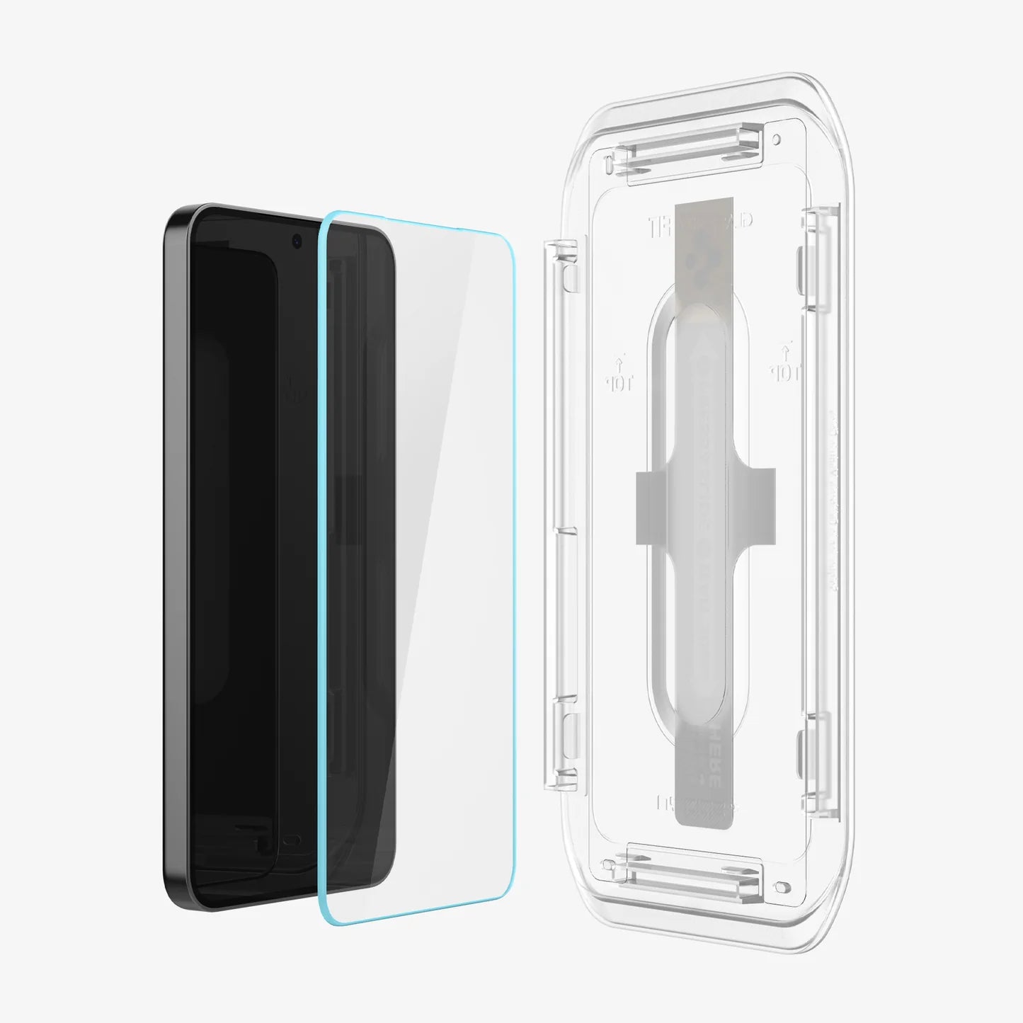 Spigen Galaxy S24 Ultra / S24 Plus / S24 Screen Protector GLAS.tR EZ Fit HD (2 Pack) view 8