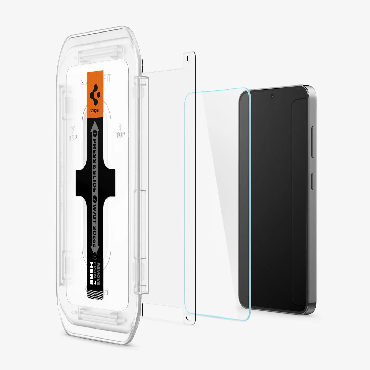 Spigen Galaxy S24 Ultra / S24 Plus / S24 Screen Protector GLAS.tR EZ Fit HD (2 Pack) view 10