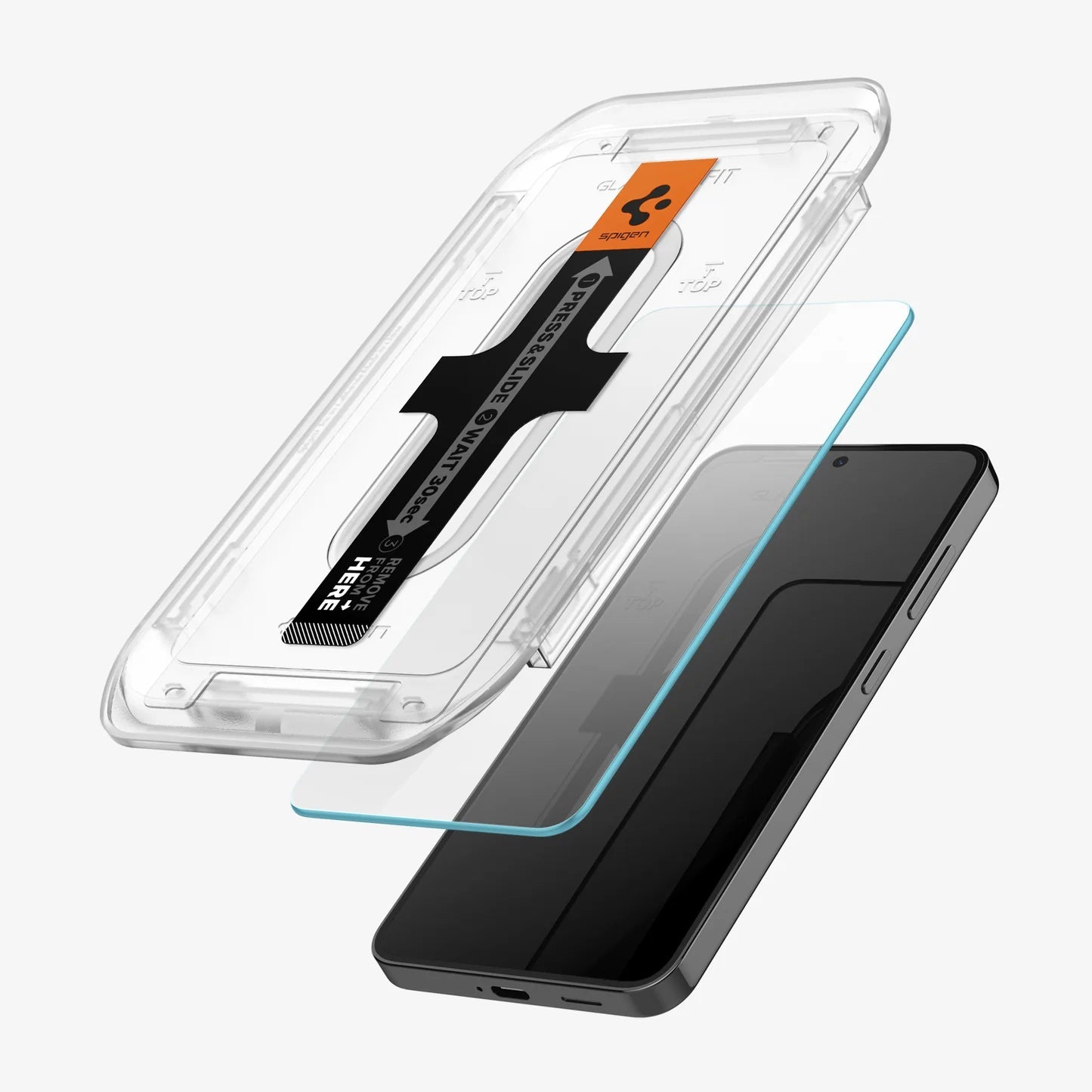 Spigen Galaxy S24 Ultra / S24 Plus / S24 Screen Protector GLAS.tR EZ Fit HD (2 Pack) view 16