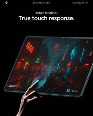 Spigen Samsung Galaxy Tab S11 Ultra Screen Protector GLAS.tR EZ Fit view 9