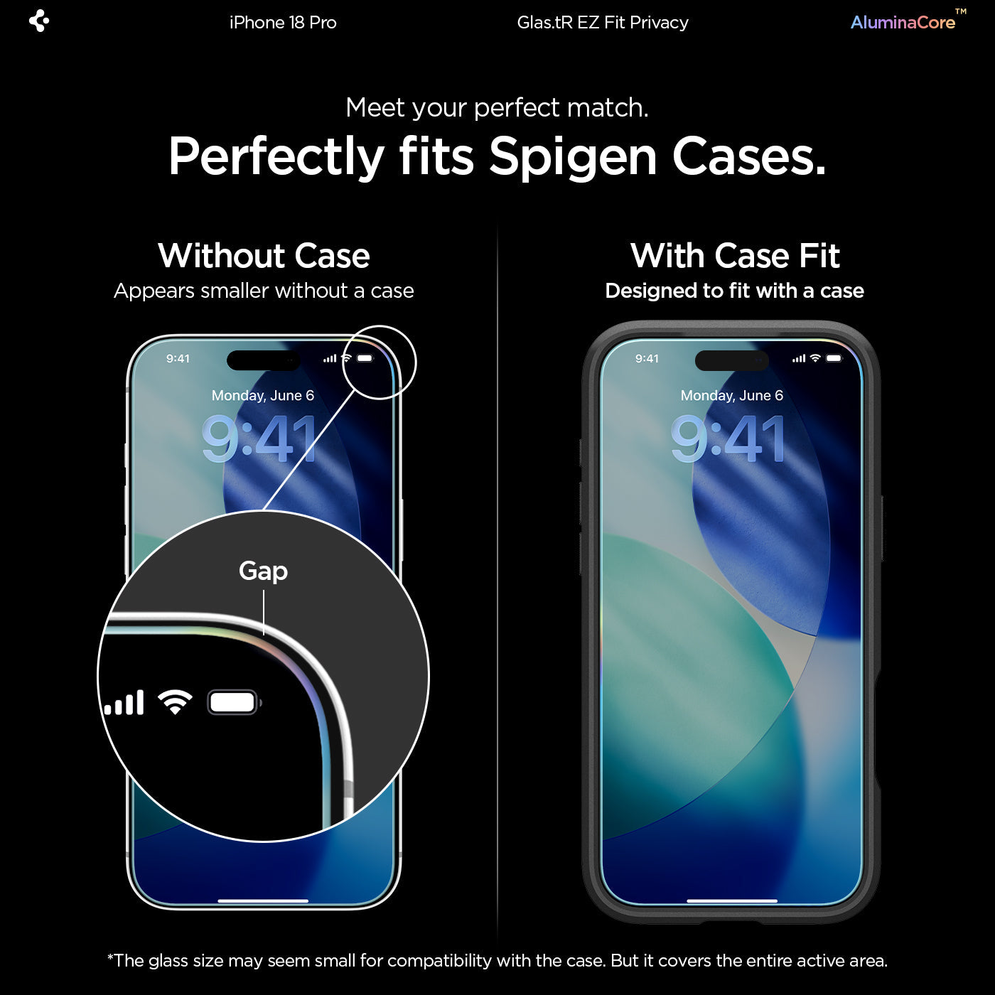 Spigen iPhone 18 Pro Max GLAS.tR EZ Fit | Privacy screen protector - 2 Pack - image 12