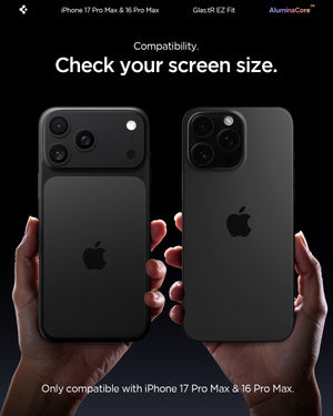 Spigen iPhone 16 Pro Max / 16 Pro Screen Protector GLAS.tR EZ Fit (2 Pack) view 8