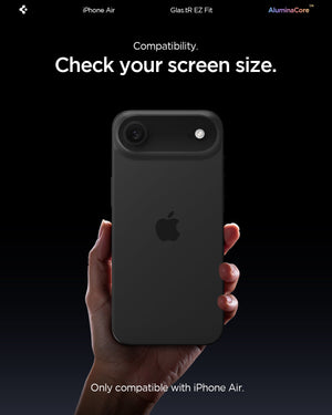 Spigen iPhone Air Screen Protector GLAS.tR EZ Fit (2 Pack) view 2