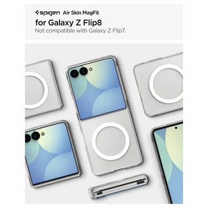 Spigen Galaxy Z Flip 8 Case – Air Skin MagFit — Galaxy Z Flip 8 fit and model boundary