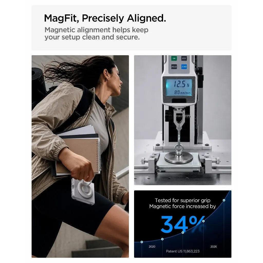 Spigen Galaxy Z Flip 8 Case – Air Skin MagFit — MagFit magnetic alignment