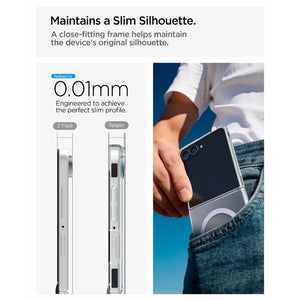 Spigen Galaxy Z Flip 8 Case – Air Skin MagFit — slim case profile