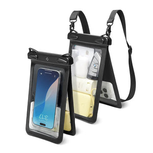 Spigen Universal Waterproof Phone Pouch – Aqua Shield A603 — Black, product view