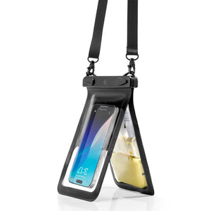 Spigen Universal Waterproof Phone Pouch – Aqua Shield A603 — Black, fit, construction or use view 8