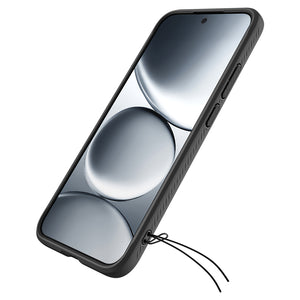 Lanyard openings on the Spigen Rugged Armor case for Redmi Note 15 Pro 5G