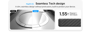 Spigen Galaxy S26 Ultra Case – Air Skin Aramid MagFit – Black – slim integrated magnet design