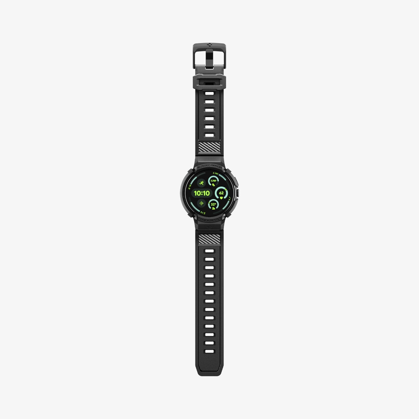 Spigen Google Pixel Watch 5 (45mm) Case + Band + Stand – Rugged Armor Pro - Black - official image 6