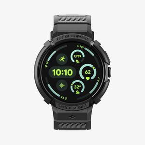 Spigen Google Pixel Watch 5 / 4 (45mm) Case + Band + Stand – Rugged Armor Pro - Black - official image 1