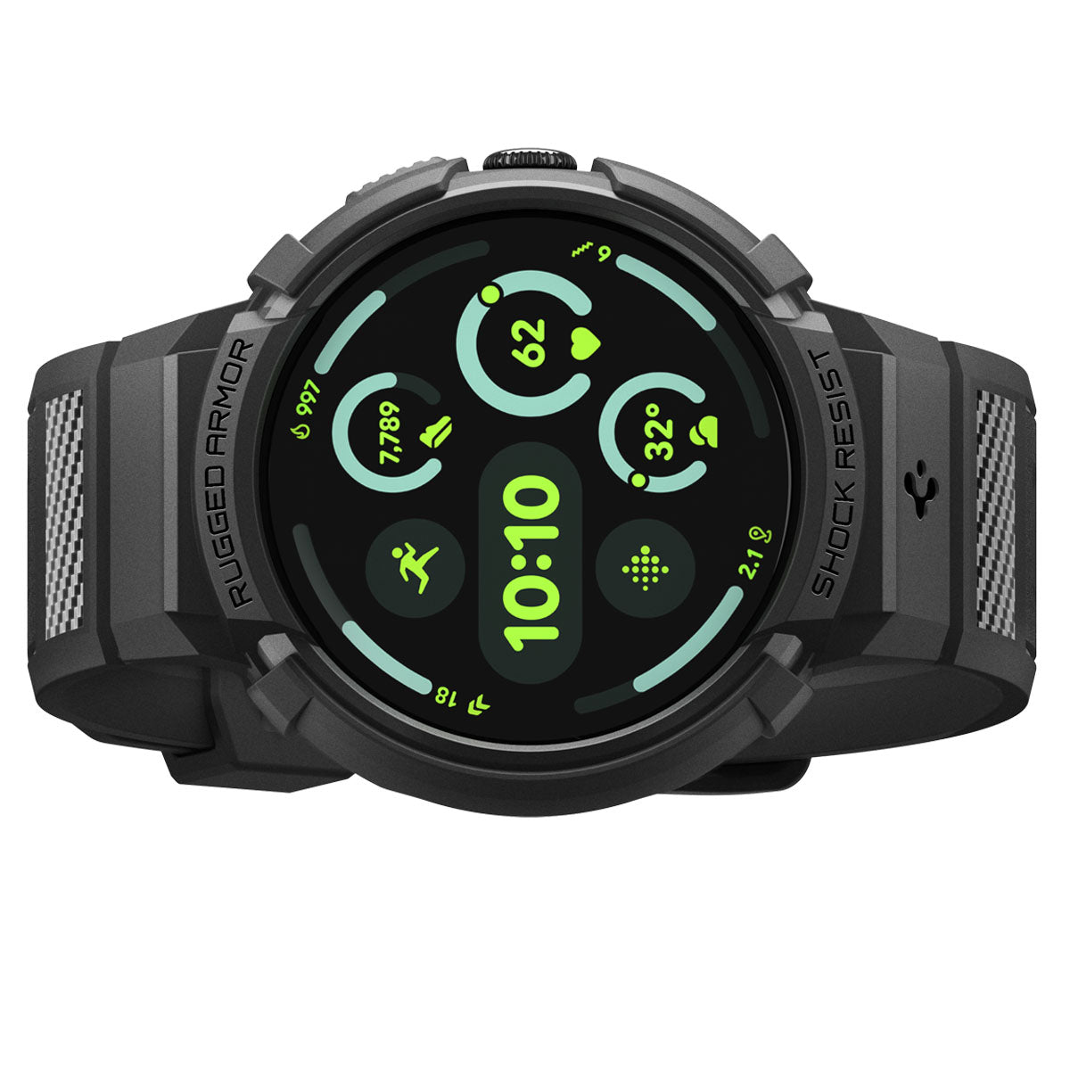 Spigen Google Pixel Watch 4 (45mm) Case + Band + Stand Watch Band Rugged Armor Pro (V2) view 12