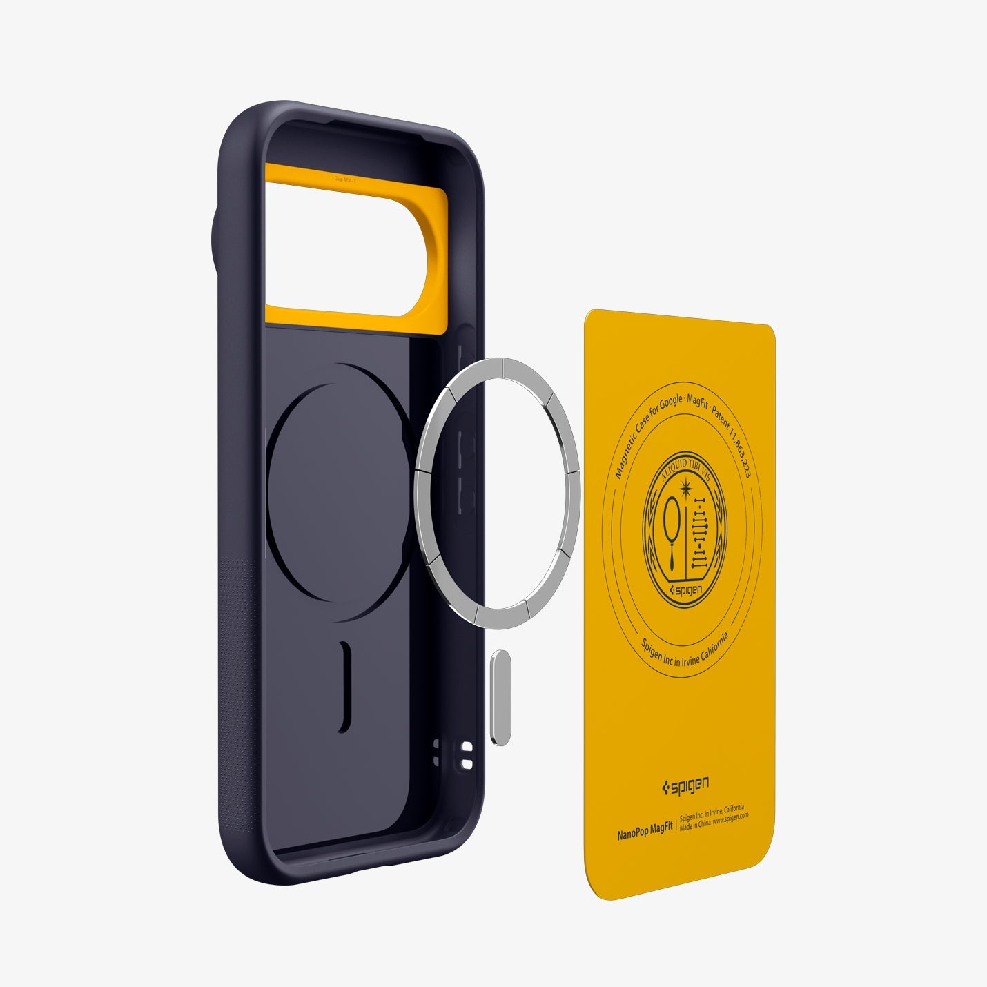 Spigen Nano Pop MagFit Case for Pixel 11 Pro - Blueberry Navy - image 3